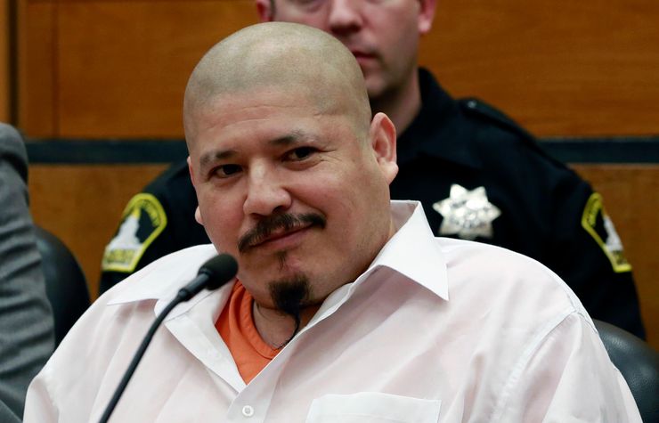 Luis Bracamontes smirked as a jury in Sacramento, California, found him guilty of killing two sheriff’s officers in 2014.