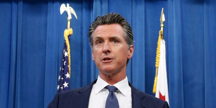 Gov. Gavin Newsom in Sacramento, Calif., in July. 