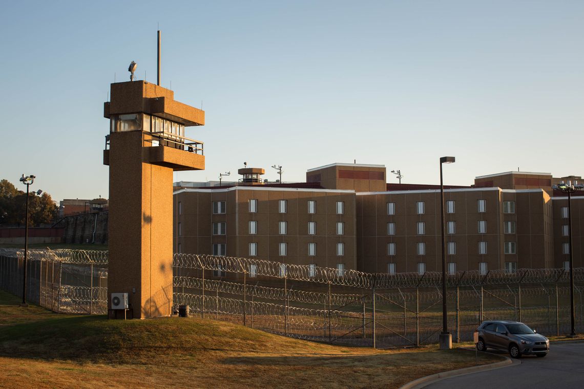 A view of Central Prison. 