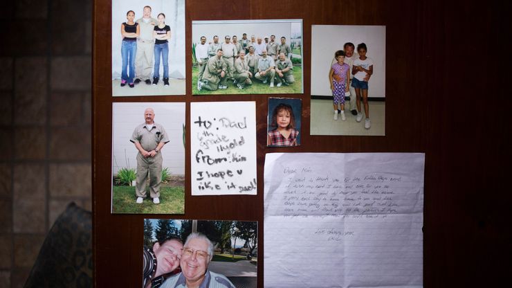 Photographs and letters shared between Kimberly Heraldez and her father, Kevin Zeich, while he was in prison.