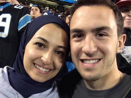 Deah Shaddy Barakat, right, 23, Yusor's husband, was also killed. 