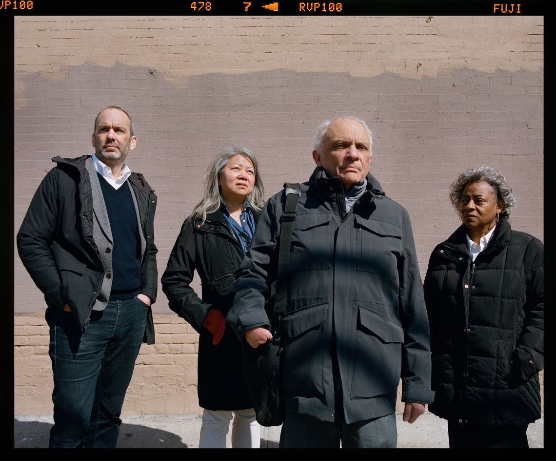 Four New Yorkers have emerged as leaders among residents who oppose aspects of the mayor's plan. From left, Justin Pollock, board president of a condominium in Brooklyn; Nancy Kong, president of a residential co-op building in Manhattan’s Chinatown; Dominick Pistone, a civic association president in Queens; Arline Parks, chief executive of the Diego Beekman Apartments in the Bronx.