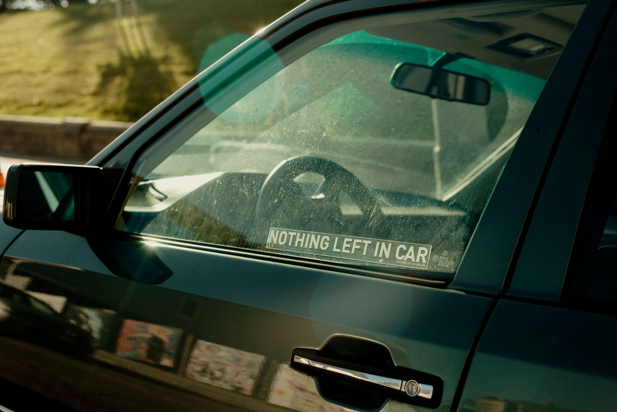 Car owners placed notes in their vehicles to try to prevent break-ins in the Alamo Square neighborhood of San Francisco in December.