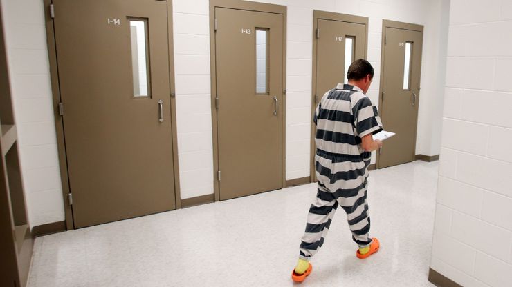 Richard Walls at Richmond City Jail in Richmond, Va., in May. He is one of the plaintiffs in a class-action suit challenging a Virginia law that allows courts to label people “habitual drunkards” and send them to jail for up to a year for possessing alcohol.