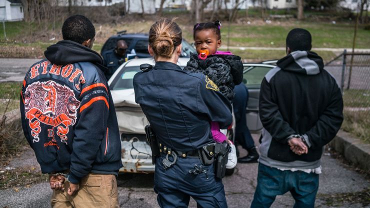 A scene from "Flint Town," a documentary series by Zackary Canepari, Drea Cooper and Jessica Dimmock.