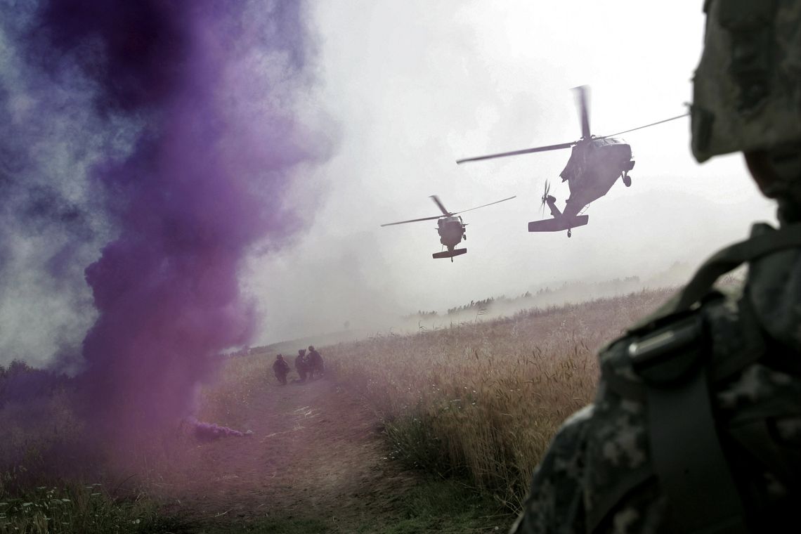 Tyler Williams served with the 101st Air Assault, Rakkasans unit in Iraq. Above, the 101st Airborne Division during an air assault in May 2008.