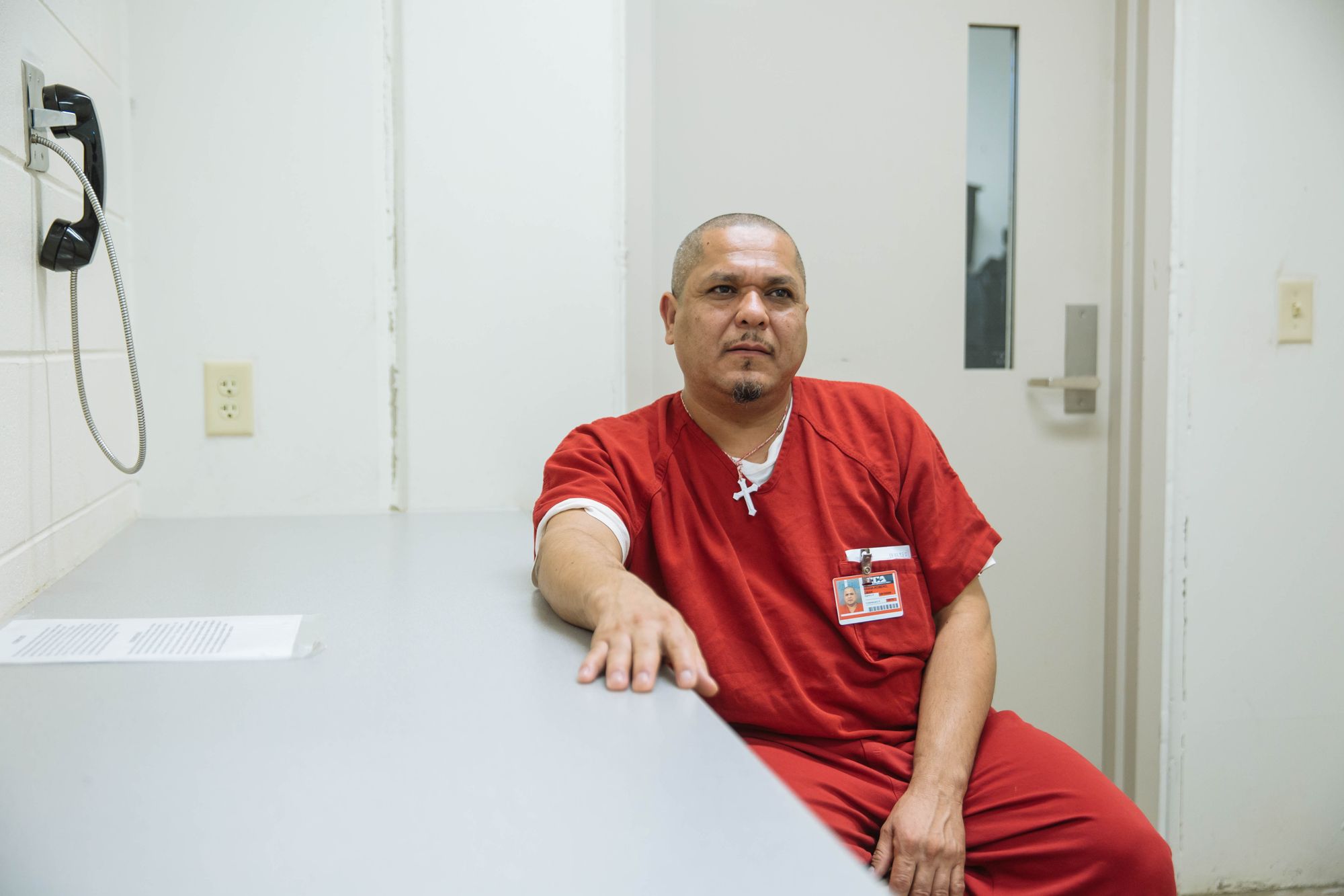 Omar Arana Romero came to the United States from Mexico in 1994.  Turned in by his bosses at the chemical plant where he held a temp job, he has been at the Stewart Detention Center in Lumpkin, Ga., for over a year.  
