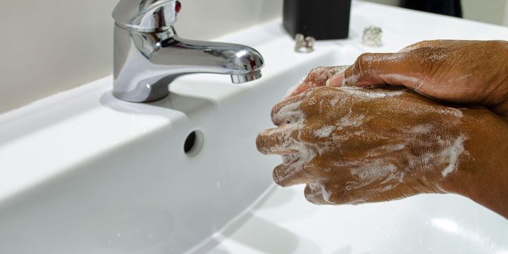 Consistent hand-washing, key to preventing the spread of COVID-19, is especially difficult in prisons and jails. 