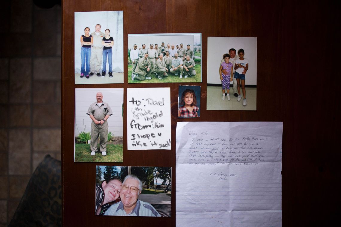 Photographs and letters shared between Kimberly Heraldez and her father, Kevin Zeich, while he was in prison.