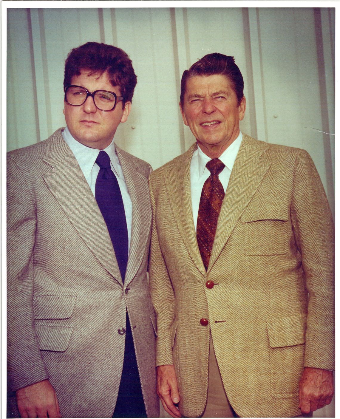 Pat Nolan with Ronald Reagan in 1978.