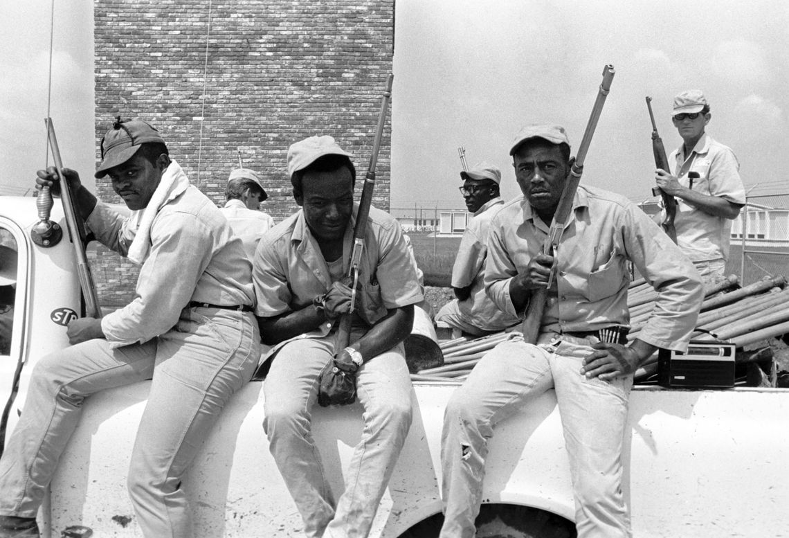 “Convict guards” at Cummins Prison Farm, 1971.