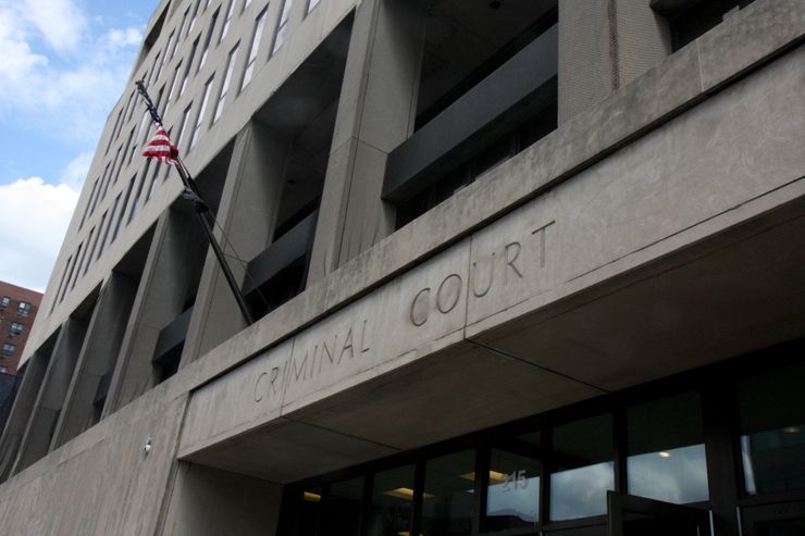 Bronx Criminal Court on 161st Street in New York City.