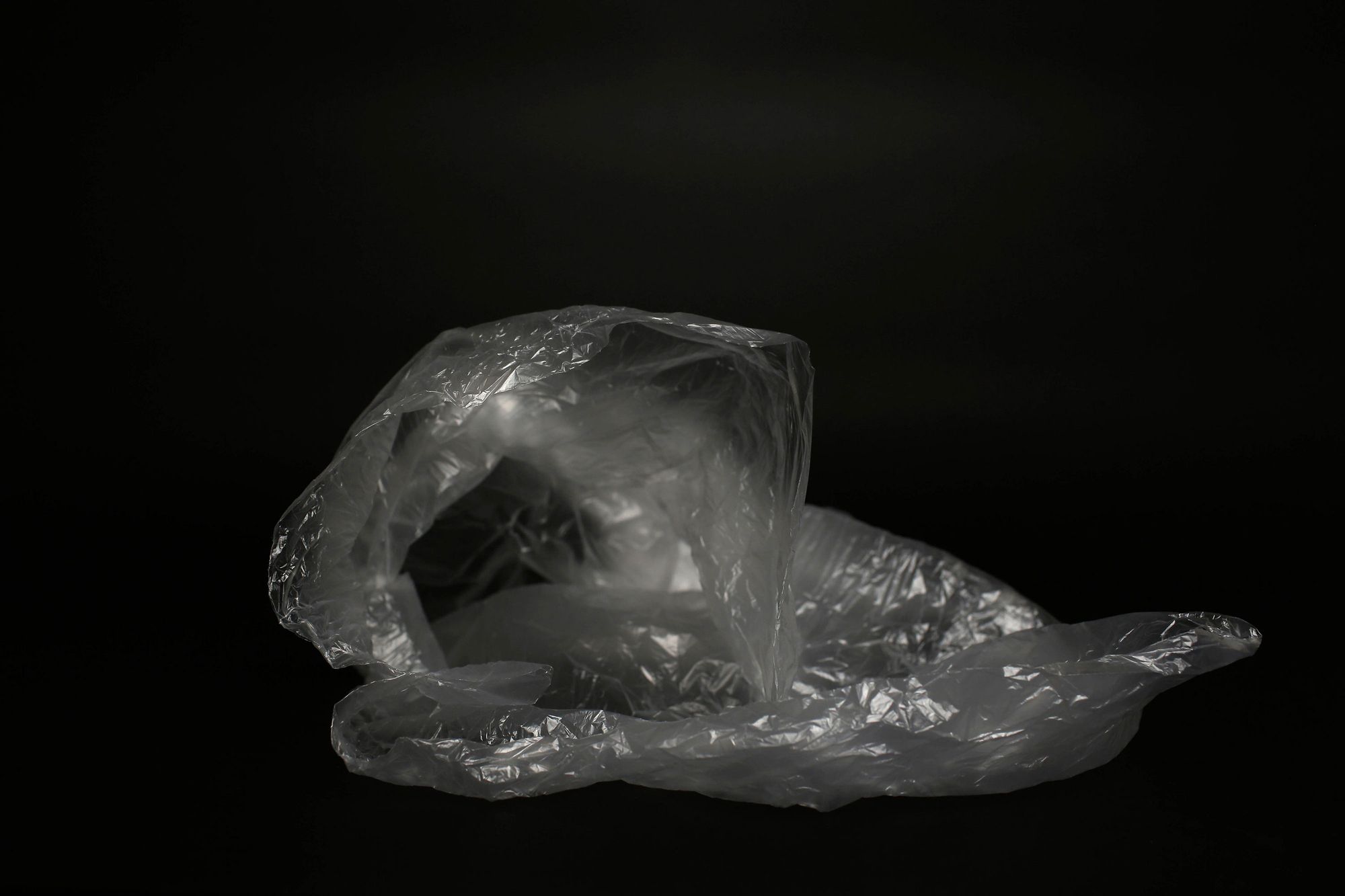 a plastic bag,