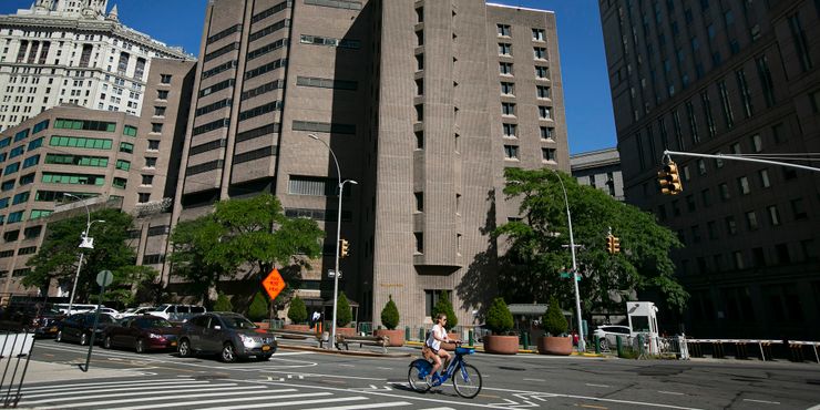 The Metropolitan Correctional Center in Lower Manhattan, where Jeffrey Epstein was held before he was found dead of an apparent suicide.