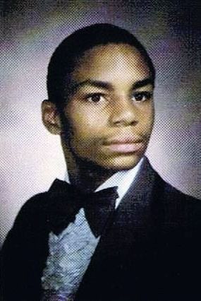 Terrence Williams in his 1983 Germantown High School yearbook portrait. 