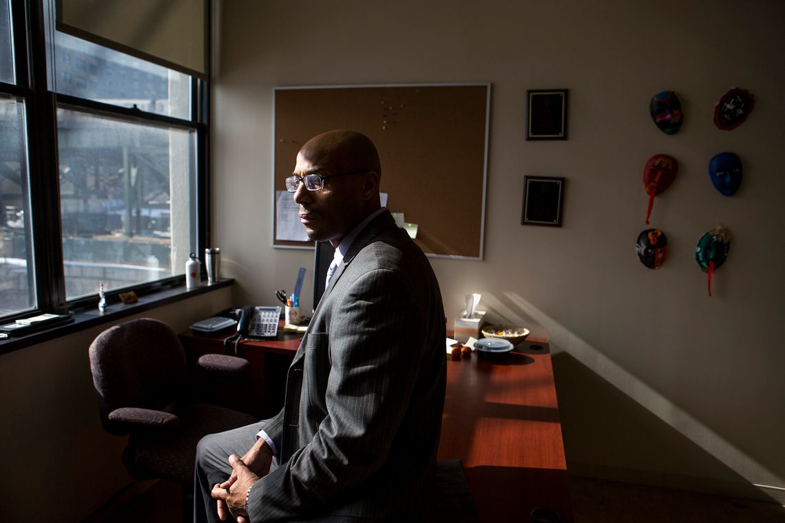 Ronald Day, a former inmate who is currently earning a Ph.D. at John Jay College of Criminal Justice.