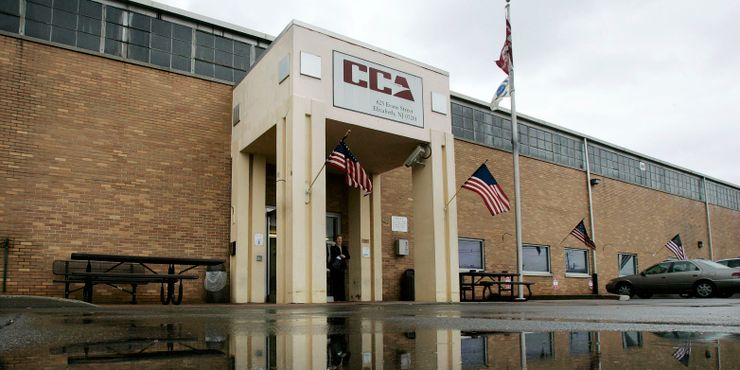 At Elizabeth Detention Center in Elizabeth, New Jersey, pictured here in 2008, a staff member recently tested positive for COVID-19, the first known case in the U.S. immigration detention system.