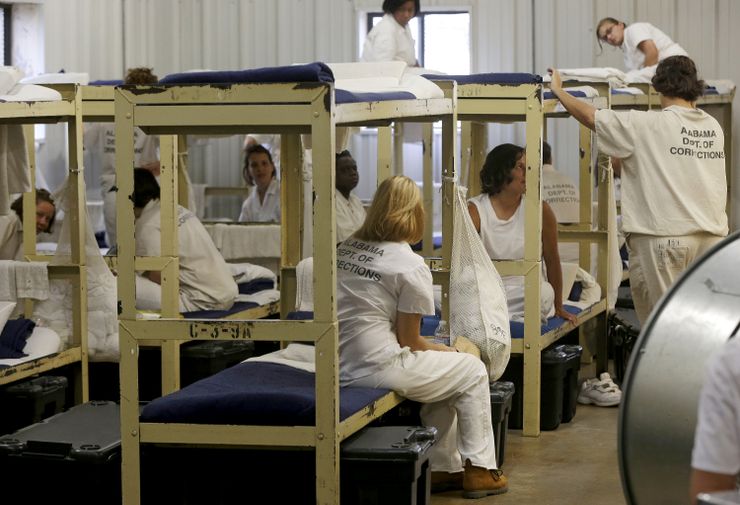 Inmates at Tutwiler Prison for Women in Wetumpka, Ala.