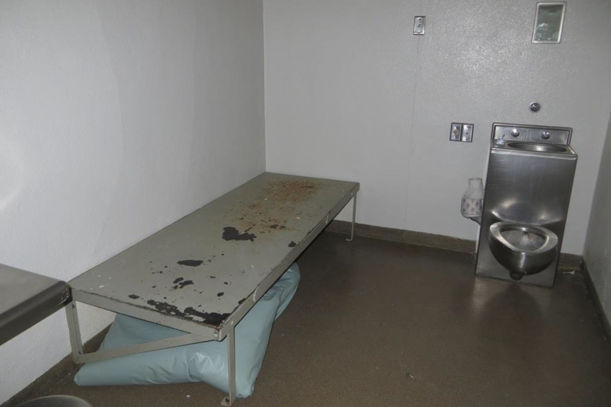 A women’s solitary confinement cell at the Rio Cosumnes Correctional Center. 