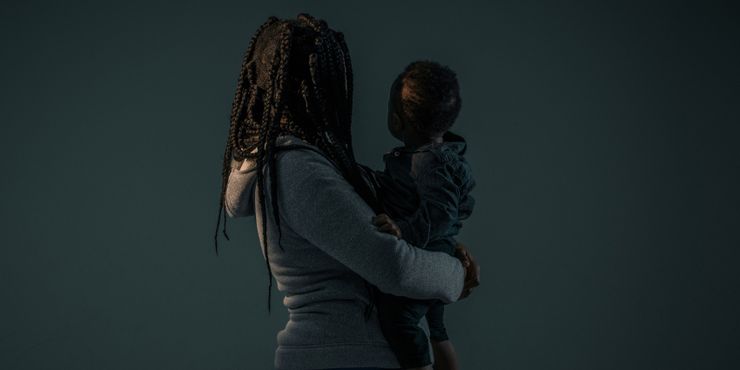 A mother with her son in South Carolina in January. He was taken from her and placed in foster care only to be returned weeks later.