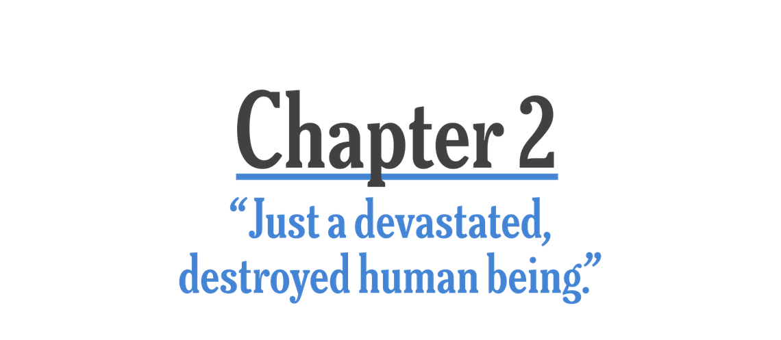 Chapter 2: “Just a devastated, destroyed human being.”