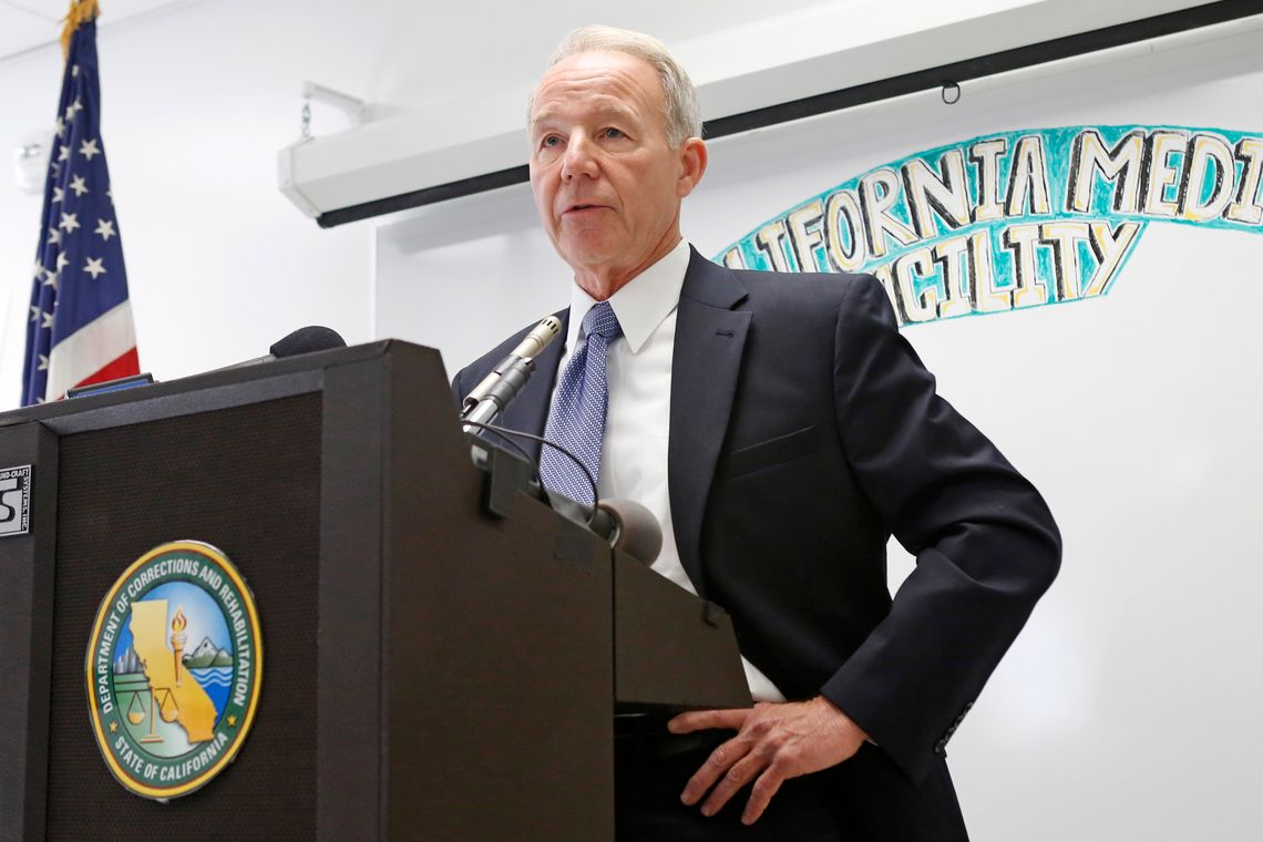 Jeffrey Beard, Secretary of the California Department of Corrections and Rehabilitation, speaking in 2013. 