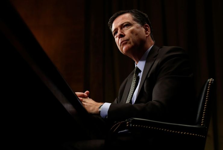 Former FBI Director James Comey, who was fired by President Donald Trump, testified before the Senate Judiciary Committee on May 3.