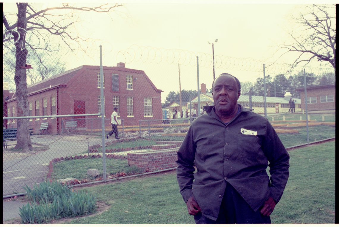 A 1991 photo of John Phillips at the Durham Correctional Center. At the time he had been in prison for nearly 39 years.