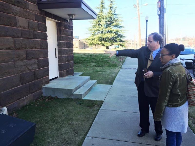 Doug Jones at the 16th Street Baptist Church in Birmingham, Ala., the site of the 1963 bombing that killed four black girls. Jones was the prosecuting attorney in 2001 that helped secure life sentences for former Klansmen Thomas Edwin Blanton & Bobby Frank Cherry in the case.