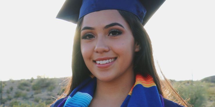 Maria García finished high school in Tempe, Arizona, this May.