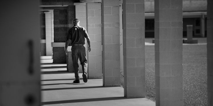 A prisoner at FCC Coleman in Florida. About 750 federal prisoners due to be released under the First Step Act could be deported.  