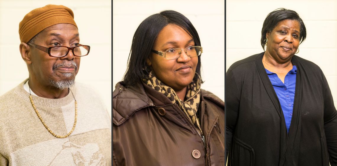 From left to right: Shaheed Omar - Roanoke, Va. - Traveled over 180 miles - Last visit 3 weeks; Pamela Miles - Richmond, Va. - Traveled over 350 mi. - Last Visit 1 year; Bonnie Turner - Chesapeake, Va. - Traveled over 460 mi. - Last visit 2 years.