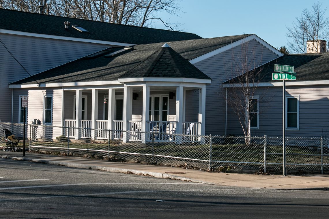 The minimum stay is at the Edwina Martin House in Brockton, Mass., is four months but a woman can live there for a year.