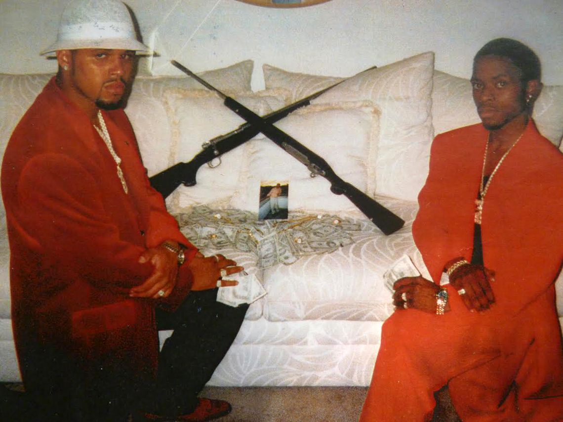 Rene Lima-Marin, left, with Michael Clifton in an undated photograph that used to hang in their apartment.