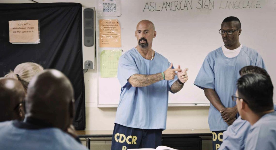 A still from the film "Friendly Signs". 