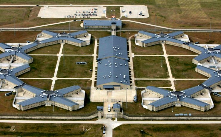 The federal prison complex in Thomson, Illinois.