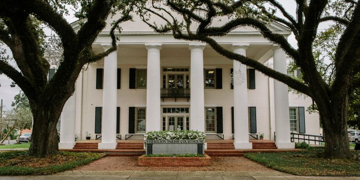 The Vermilion Parish Courthouse in Abbeville, Louisiana, in 2016. 