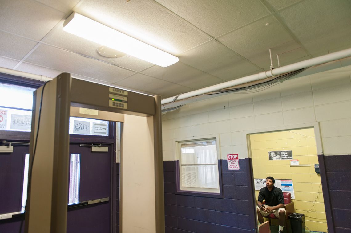 Inside the Yazoo City Alternative Learning Center. 