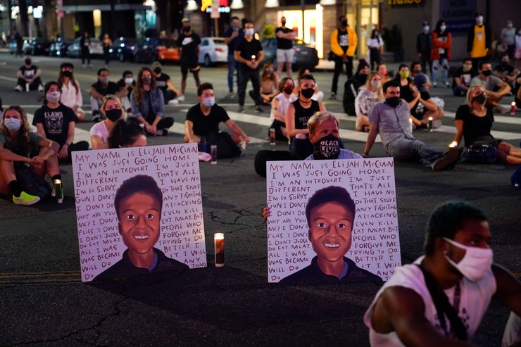 Protests and vigils were held nationwide in 2020 for Elijah McClain, who died after paramedics injected him with the sedative ketamine during an encounter with police.