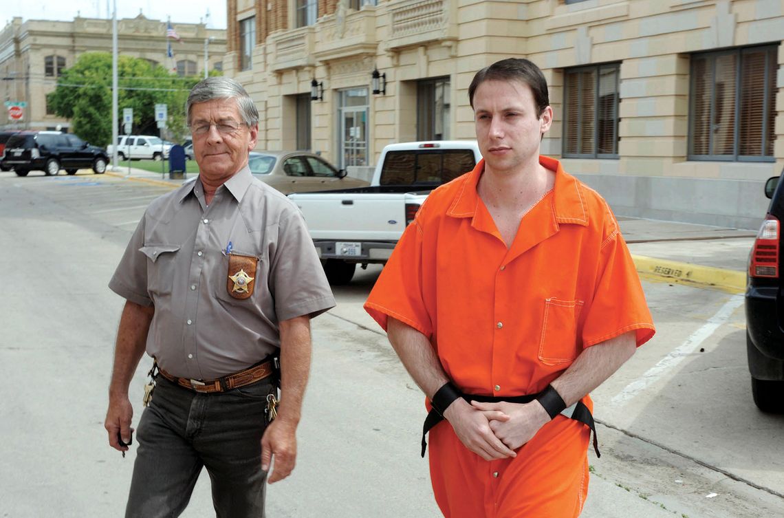 Levi King, right, was sentenced to life in prison without parole. He killed a pregnant woman, her husband and her son in Pampa, Tx. in 2005. 