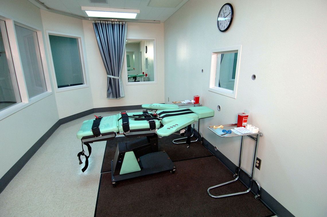 The still to be used lethal injection room at San Quentin State Prison, California. Opened in 2010 at the cost of $853,000. 