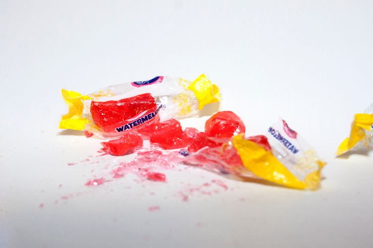 A Jolly Rancher can be melted down, mixed with body lotion, and used as hair gel. 