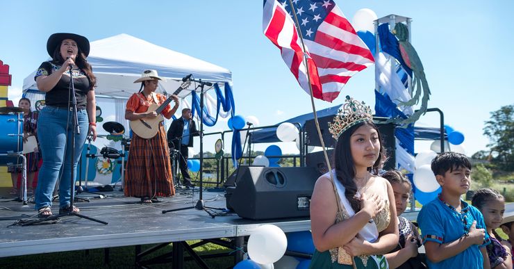 An annual festival for a growing community of Guatemalan immigrants in New Bedford, Mass. took place in September. Members of the musical group, Soñando por Mañana, which means Dreaming for Tomorrow in Spanish, sang both the U.S. and Guatemalan national anthems.