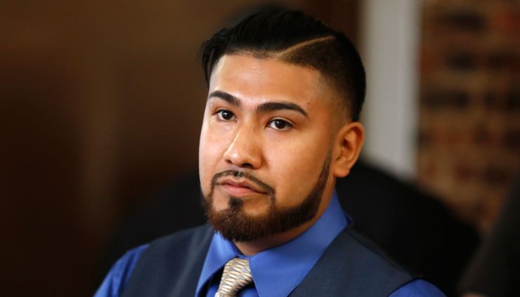 Luis Vicente Pedrote-Salinas filed a federal lawsuit alleging he was targeted by ICE agents for deportation because he was wrongly listed in a Chicago police department gang database.  