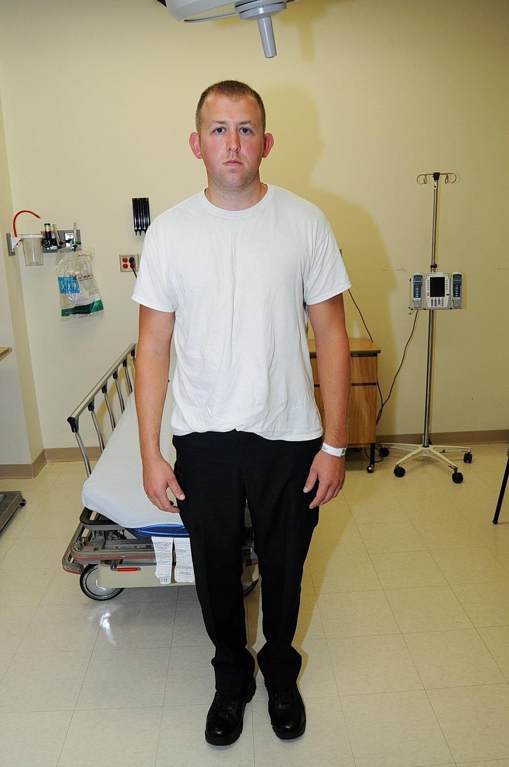 Another photo of Darren Wilson that was presented to the Ferguson grand jury. 
