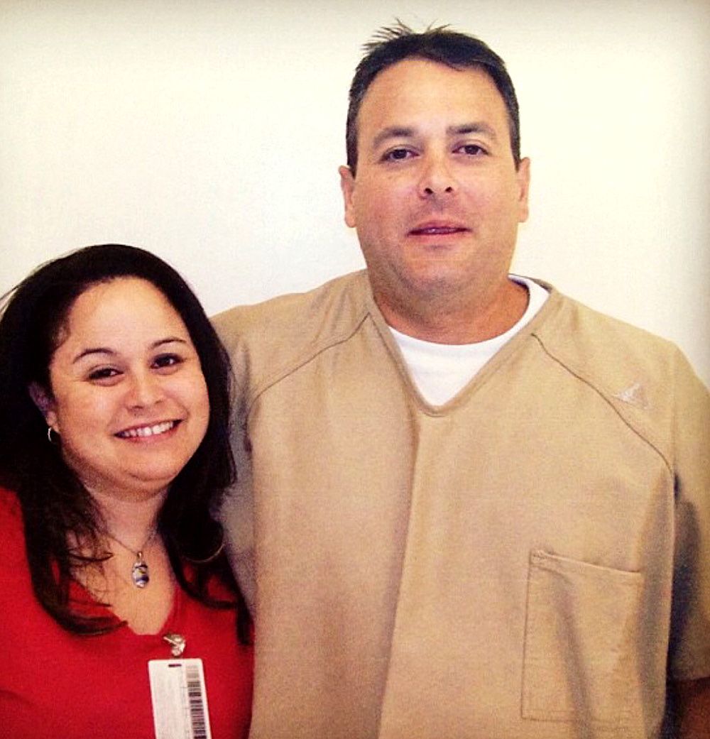 Kealiiokalani Meheula with his sister, Kainani, in October 2015. This was Kealiiokalani’s first visit with his father and grandmother since he was sent to the mainland in 2006. He has been held at Saguaro Correctional Center since 2007.