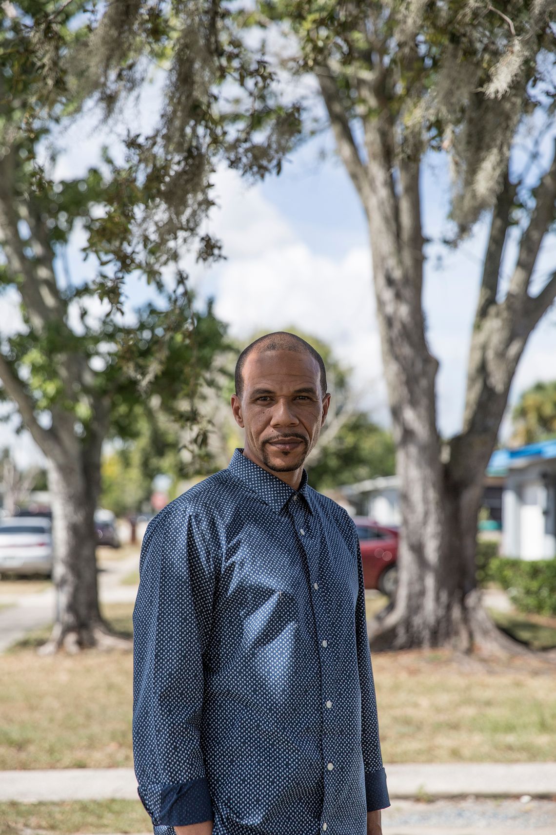 Corey Best, who attended the hearing at which his parental rights were terminated in an orange jumpsuit from jail.