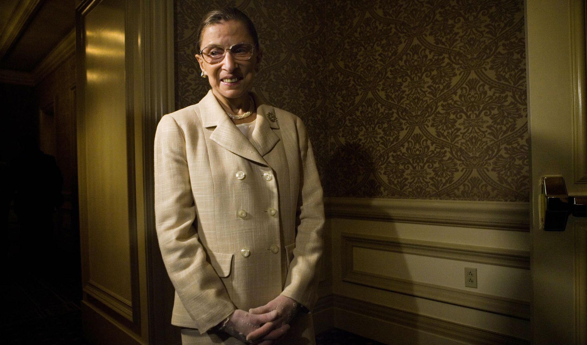 Supreme Court Justice Ruth Bader Ginsburg in Washington, in 2006.  