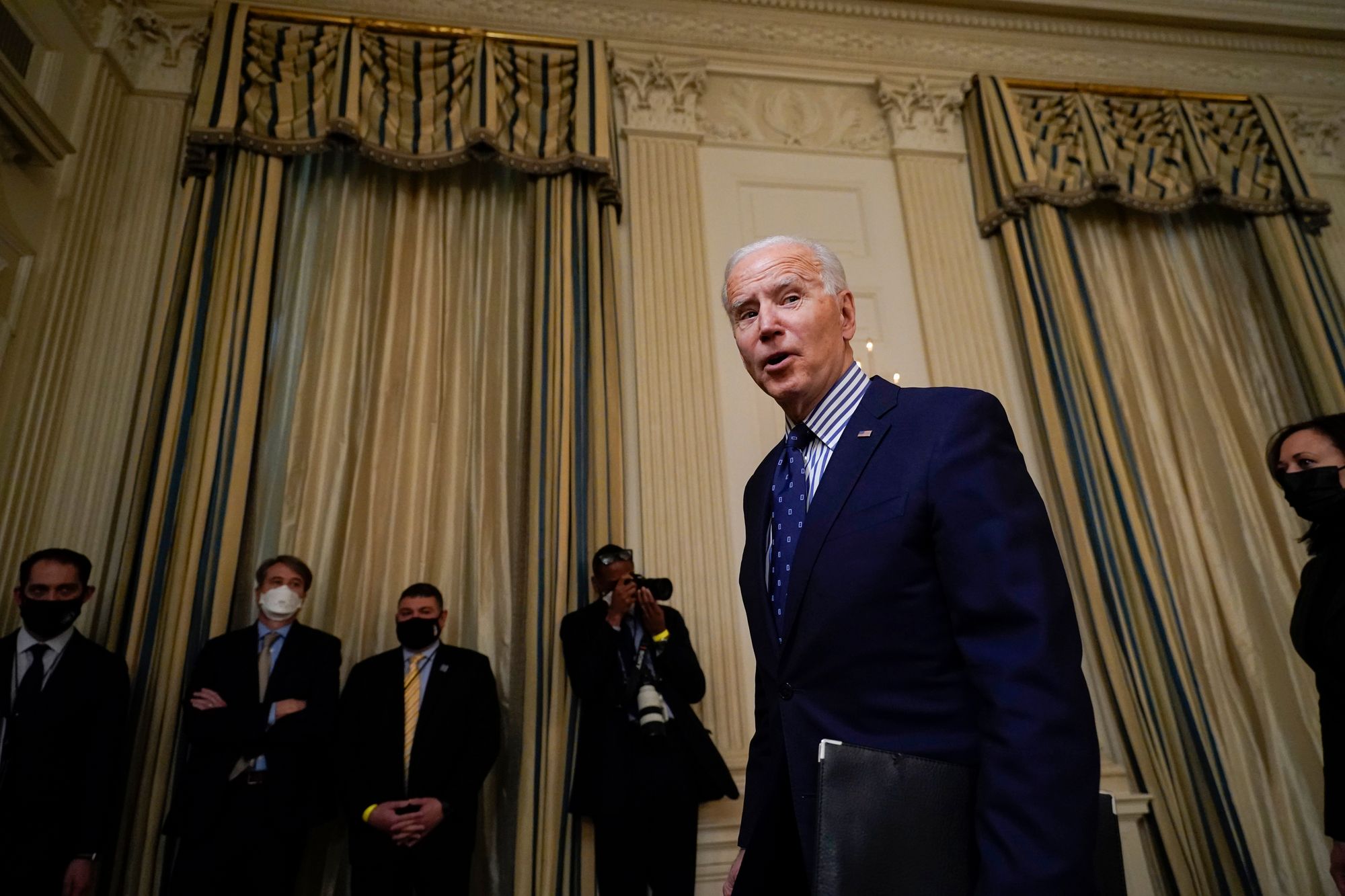 President Joe Biden at the White House in March.