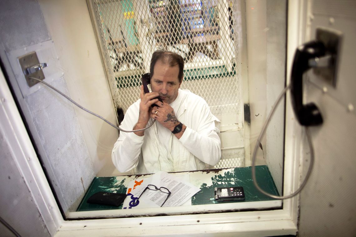 Max Soffar at the Polunsky Unit in Livingston, Texas, in December 2012.